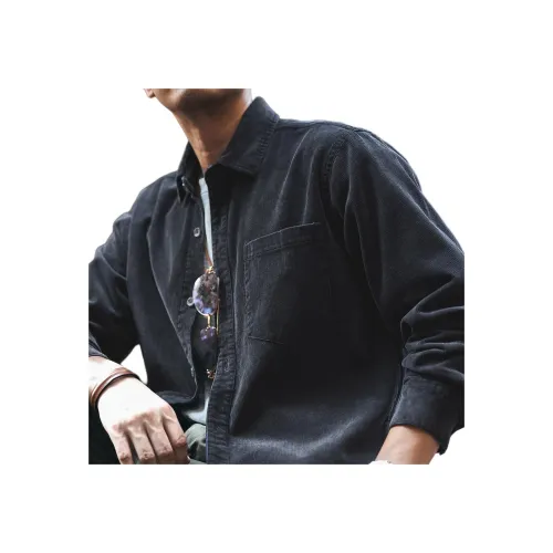 GELANLU Весна Рубашка Свободный крой Унисекс