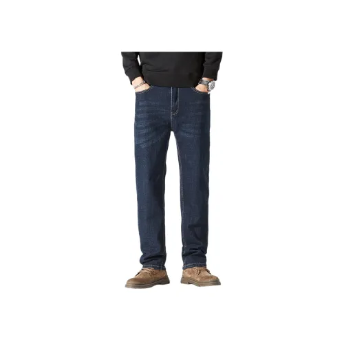 BALENO Синий Черный Мужские Джинсы