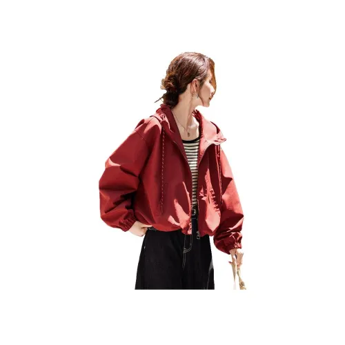 Still Quiet Повседневный Loose Fit Универсальный Укороченное Пальто Женское