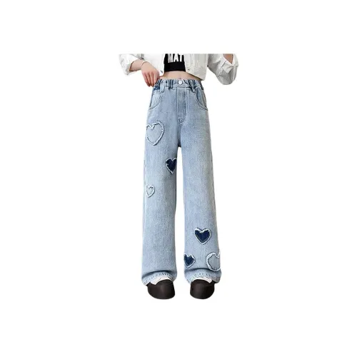 YOUYOUDIANXIA Синий Kids Джинсы