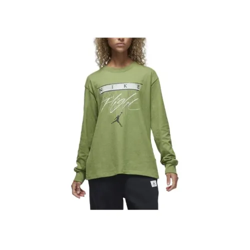 Джордан Светлый Оливковый Женские T-рубашки