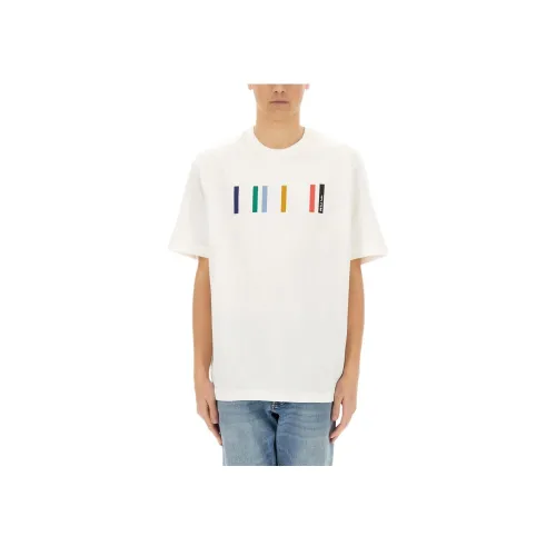 PS By Paul Smith Айвори Мужская T-Рубашка