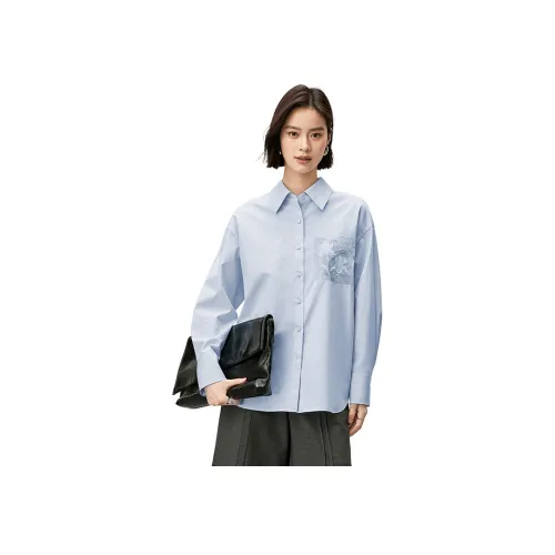 SENTUBILA Рубашка Женская Небесно-Синий