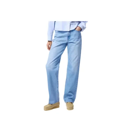 UNIQLO Небесно-голубой Женские Джинсы