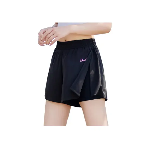 Барби Черные Женские Спортивные Шорты