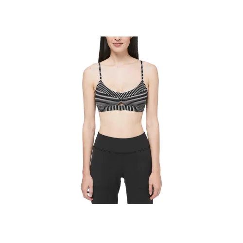 lululemon Deeper Breath Спортивное белье Женское Черный Белый Полоска