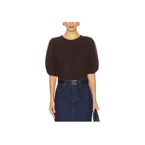 PAIGE Кашемир Свитер Женский Темно-Коричневый