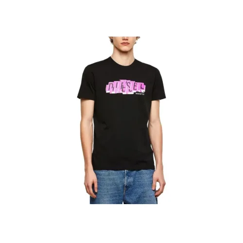 DIESEL Мужские черные T-рубашки
