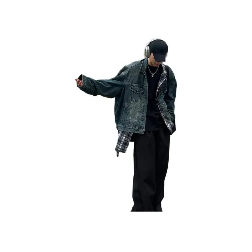 SOUL WORKER Деним Куртка Унисекс