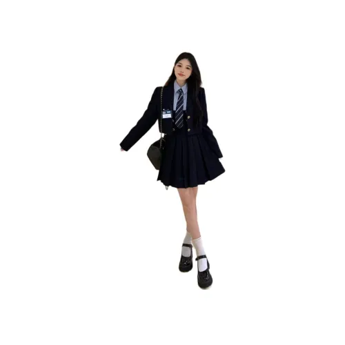 ZCDECO Синий Женские Комплекты с юбкой