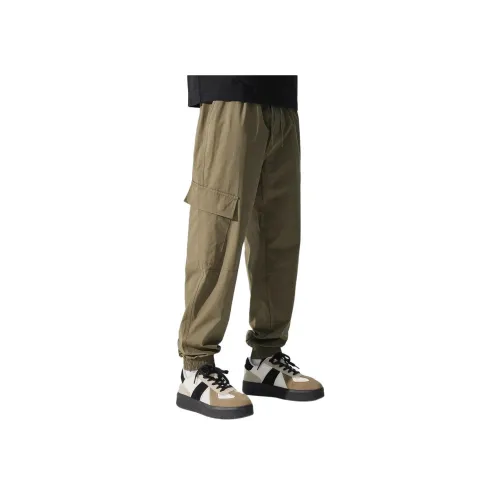GURBAKS Зеленые Мужские Повседневные Штаны