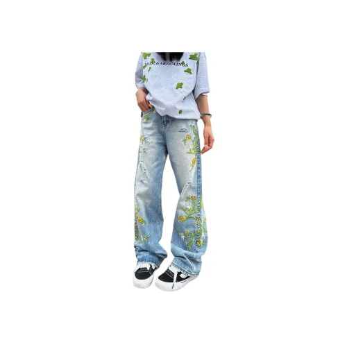 FRQ Синие Унисекс Джинсы