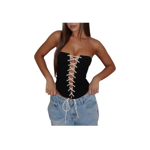 WHITE FOX Bustier Без бретелей Топ Женские