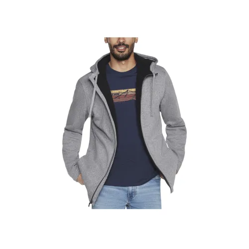 Skechers Sketch Sweat Lounge Jacket Men's Gray