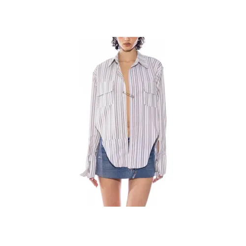 SAMI MIRO VINTAGE Белые Женские Рубашки