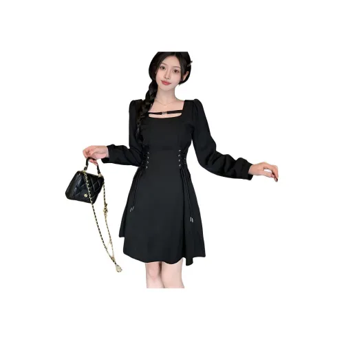 ENPofficial Длинное платье с длинными рукавами женское