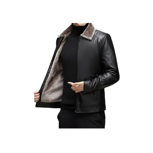 PIERRE CARDIN Кожа Куртка Унисекс