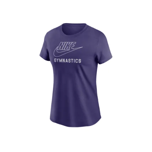 Nike Swoosh Стандартная T-рубашка Женская Фиолетовая
