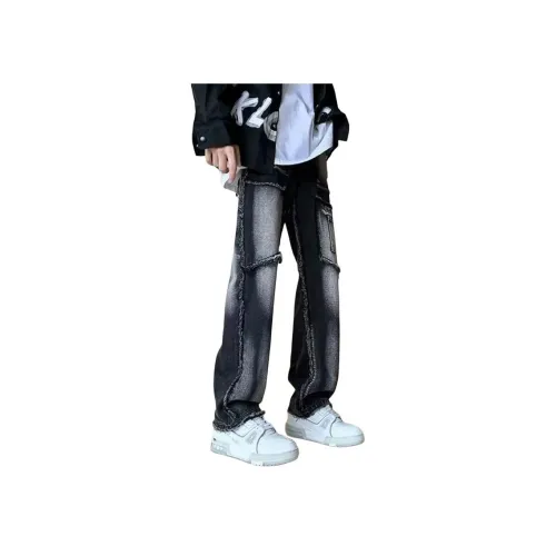 PWUE Серые Унисекс Джинсы