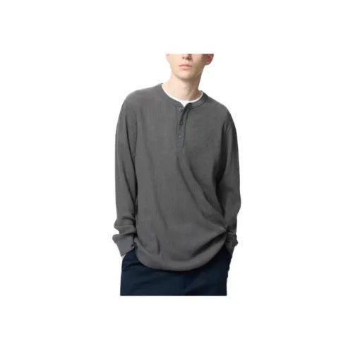 UNIQLO Серые Унисекс Футболки