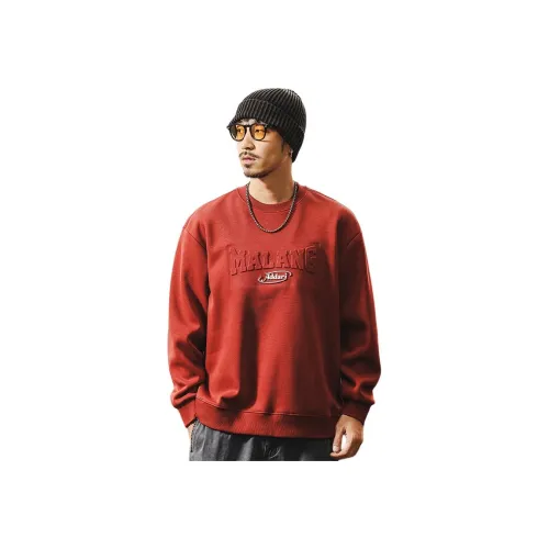 JIELEINUO Кирпичный Красный Мужской Свитшот