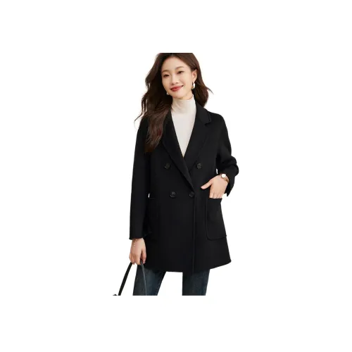 Mo Han Yi Mei Пальто Женское Черное