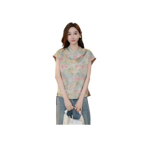 Mu Xiao Xin Цвет изображения Женские Рубашки