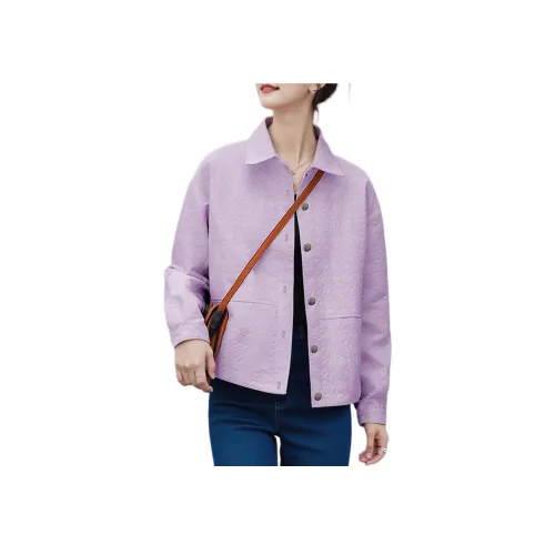 Wbwq Фиолетовый Женские Куртки