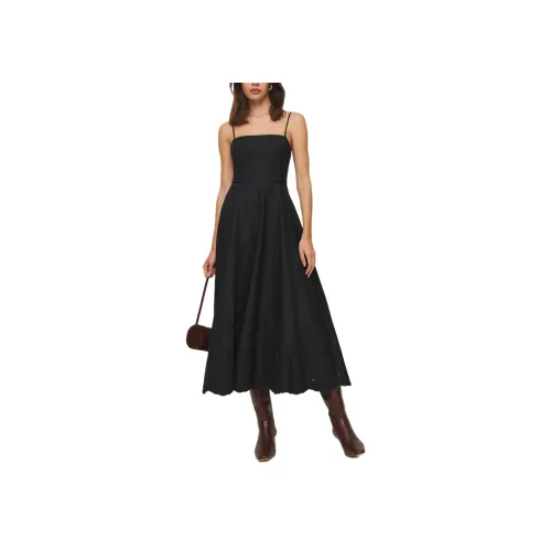 Reformation Cherie Платье Slip Платье Женское Черное