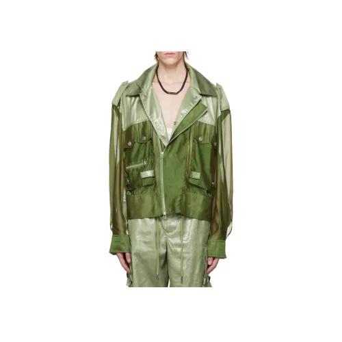 Feng Chen Wang Куртки и Пальто Мужской Зеленый