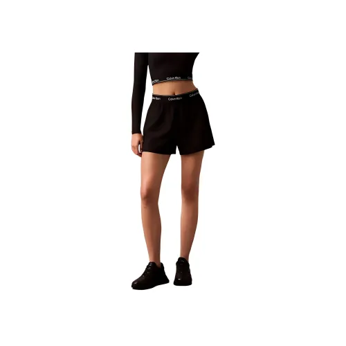 Calvin Klein Черные Женские Спортивные Шорты