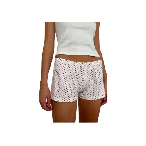 Brandy Melville Белые Женские Спортивные Шорты