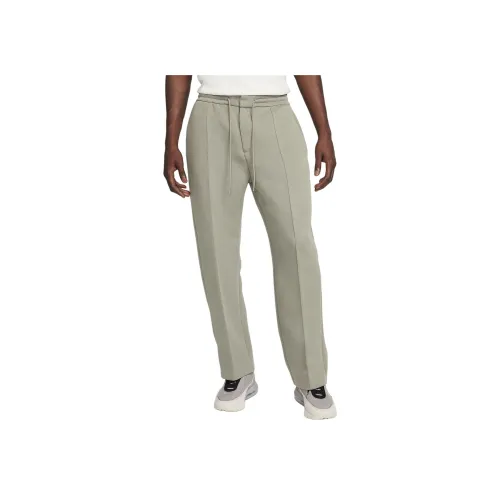 nike Свободный крой Открыто Подол Спортивные штаны Вязаные спортивные штаны Мужские Темно-серый цвет Грязь