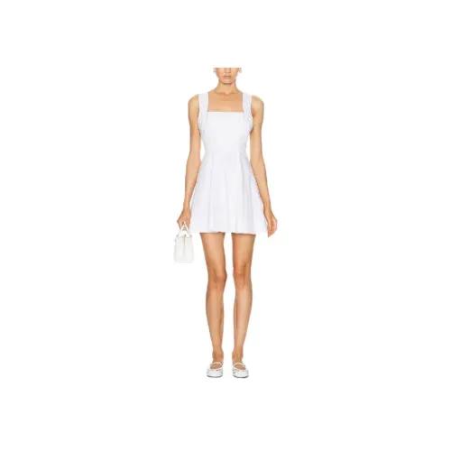 Staud Белые Женские Платья без Рукавов