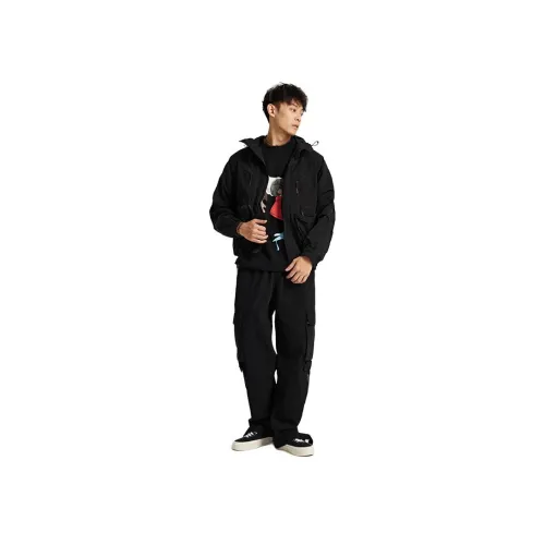 SONGS ALONG Черные Унисекс Джинсы