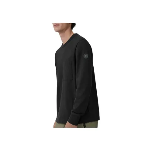 Canada Goose Gladstone Series Черные Мужские T-Рубашки