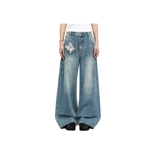 SINKACME Бамбук Синий Унисекс Джинсы