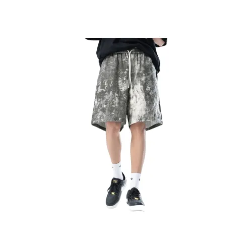 JIARONG Серый белый Унисекс Повседневные шорты