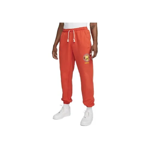 Nike Orange Men's Knitted Training Pants Nike Оранжевые Мужские Вязаные Тренировочные Штаны