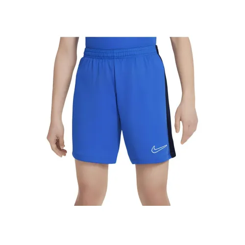 Nike Dri Fit ACADEMY 23 Детский Футбол Шорты Детский Королевский Синий Черный Обсидиан Белый