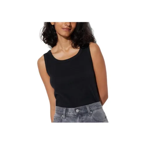 UNIQLO Черные Женские Майки