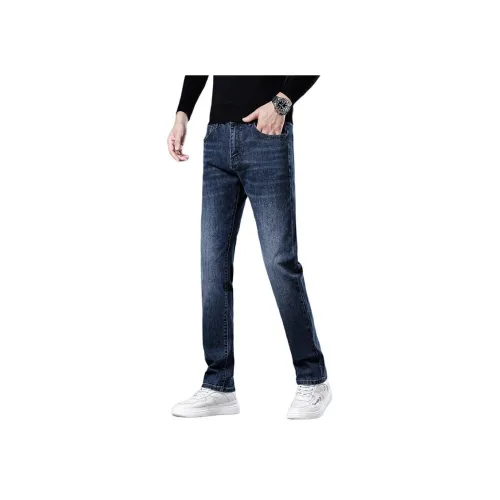 ZENGZHI Джинсы Облегающий крой Прямой крой Унисекс