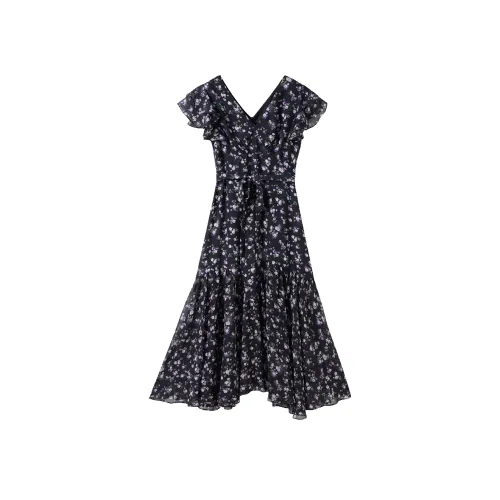 Hang Yi Court Короткий рукав Платье Женское