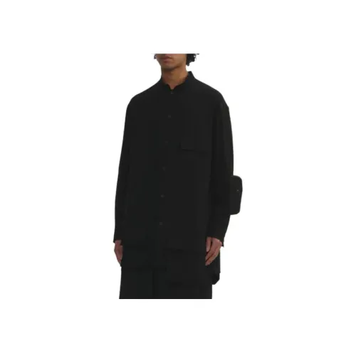 Yohji Yamamoto Pour Homme Пальто Мужское Черное
