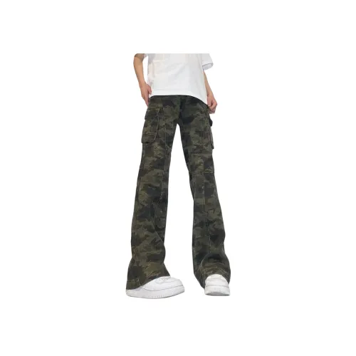 Menglaini Камуфляж Унисекс Джинсы
