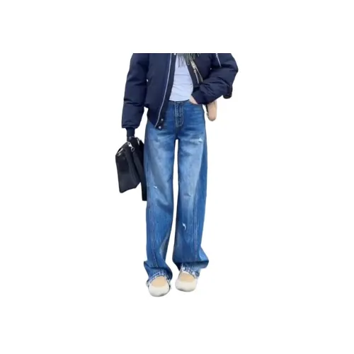 YEARNED Blue Women's Jeans YEARNED Синий Женские Джинсы