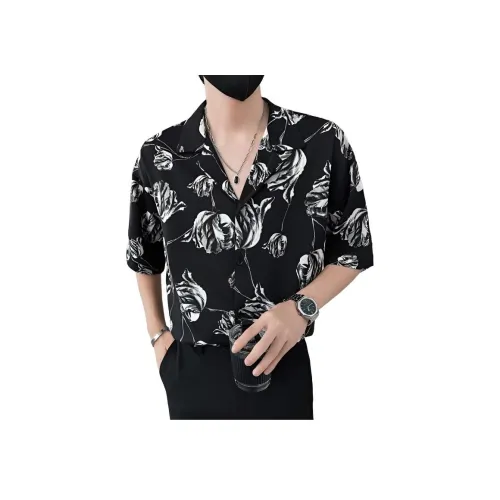 CAT'S PAW Черный Унисекс Рубашки