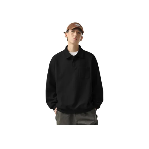 WOOD SOON Свободный крой Модный бренд Стиль "Старые деньги" Толстовка Мужской