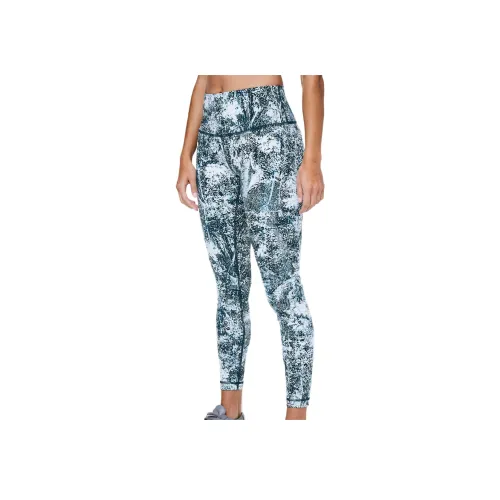 lululemon Wunder Under Спортивные брюки Женские Зеленый Белый