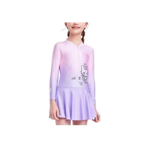 ZOKE X SANLIOU LIANMINGKUAN Детский купальник розово-синий для детей 3-7 лет